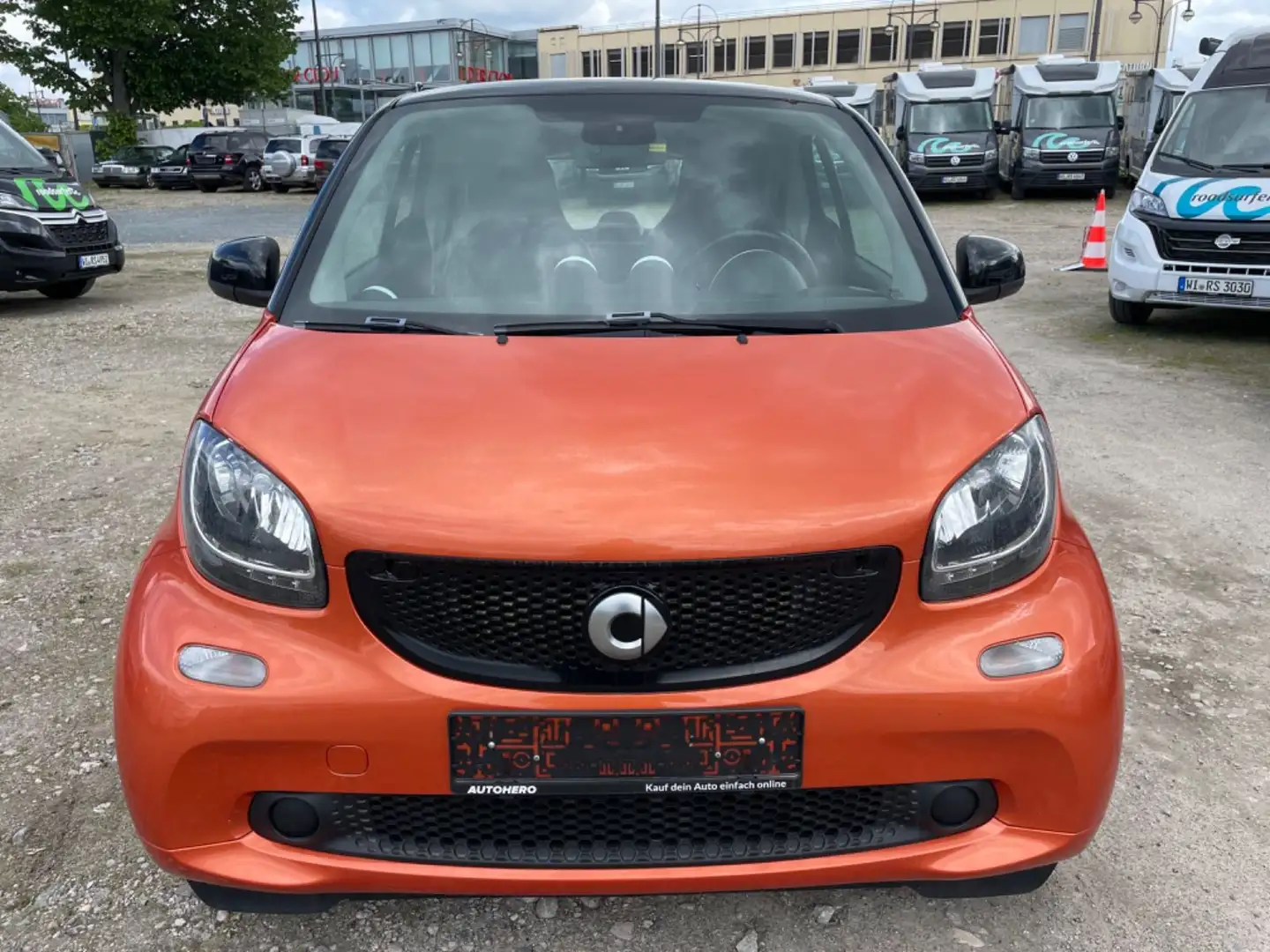 smart forTwo coupe Prime 66kW,Leder,Navi Orange - 2