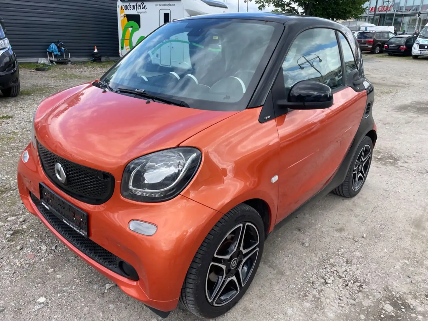 smart forTwo coupe Prime 66kW,Leder,Navi Orange - 1