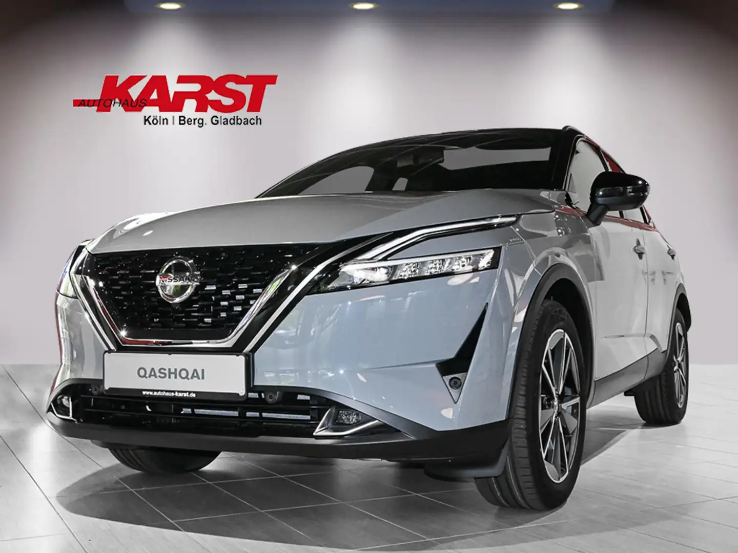Nissan Qashqai 1.3 DIG-T TEKNA Glasdach, ProPilot Grau - 1