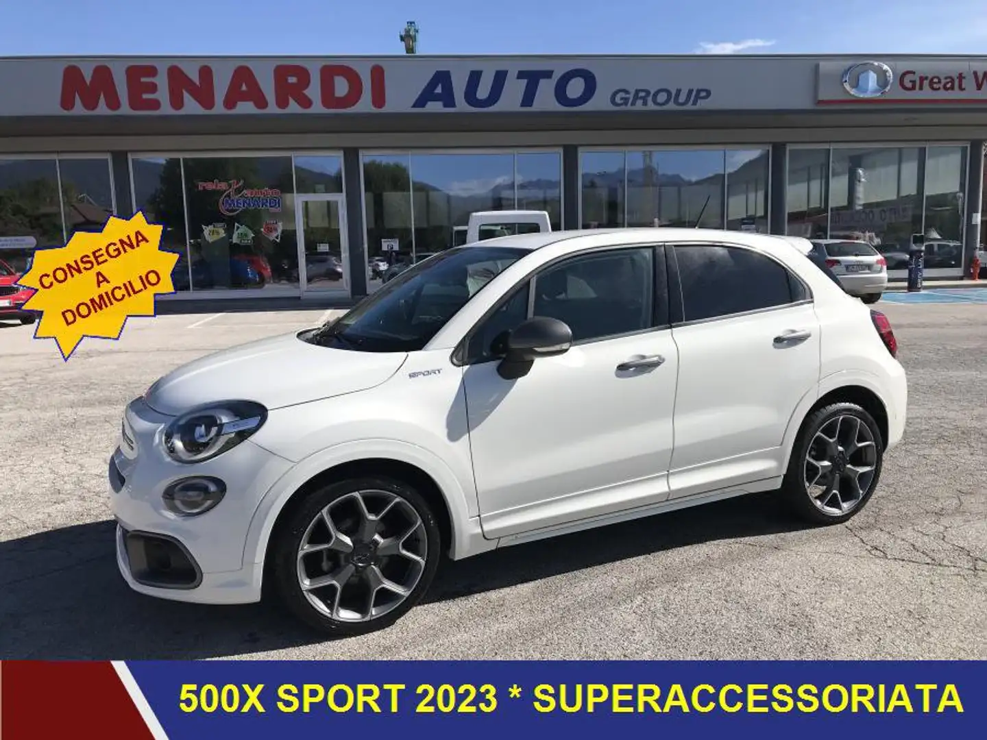 Fiat 500X 1.0 T3 120cv Sport ACCESSORIATA!! PARI AL NUOVO Bianco - 1