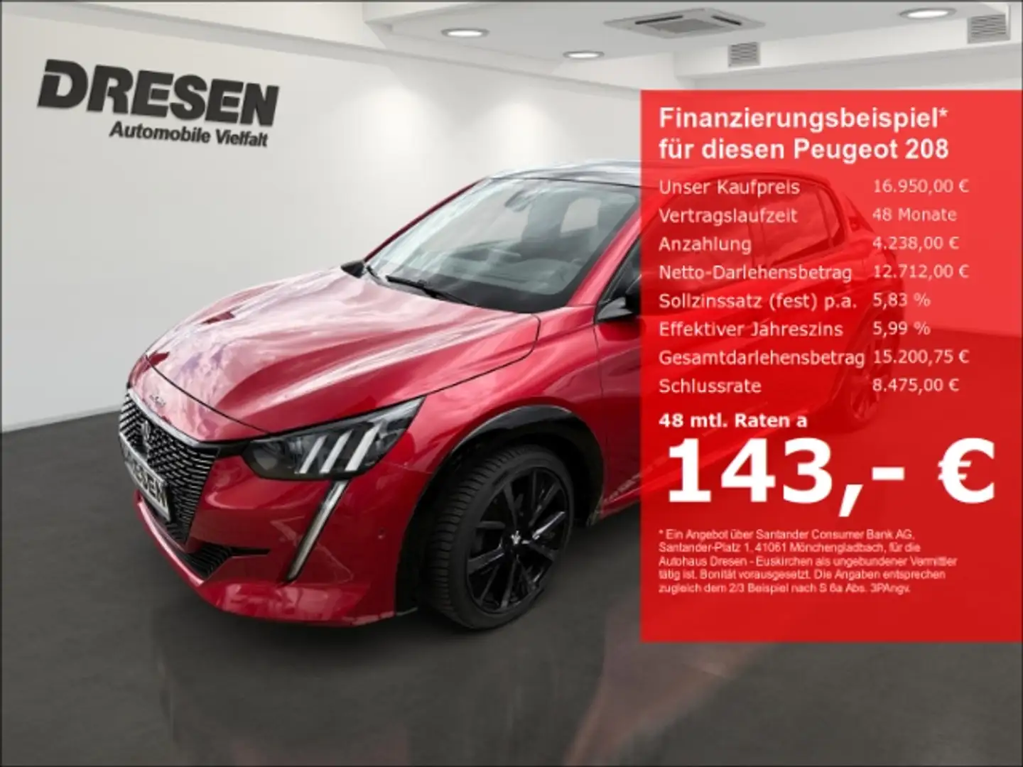 Peugeot 208 GT 1.2 PureTech AT-8 (96 kW 131 PS) NAVI LED SHZ L Rot - 1
