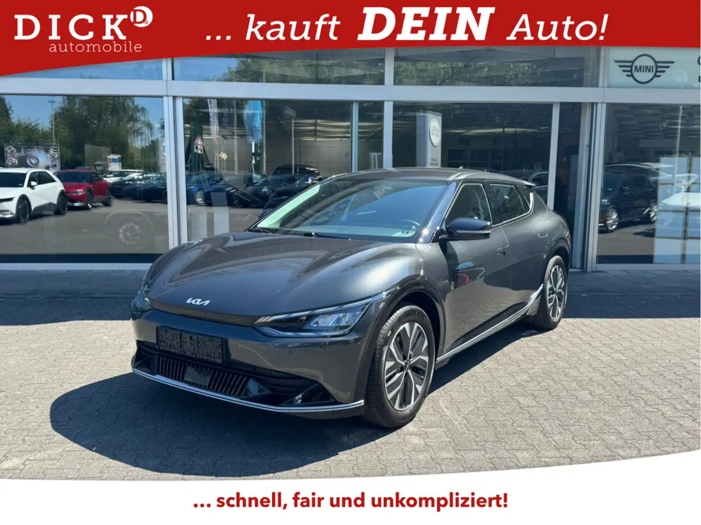 Kia EV6 2WD WERKSGAR+NAVI+LED+SHZ+KAMERA+ACC+WP+19 Gris - 1