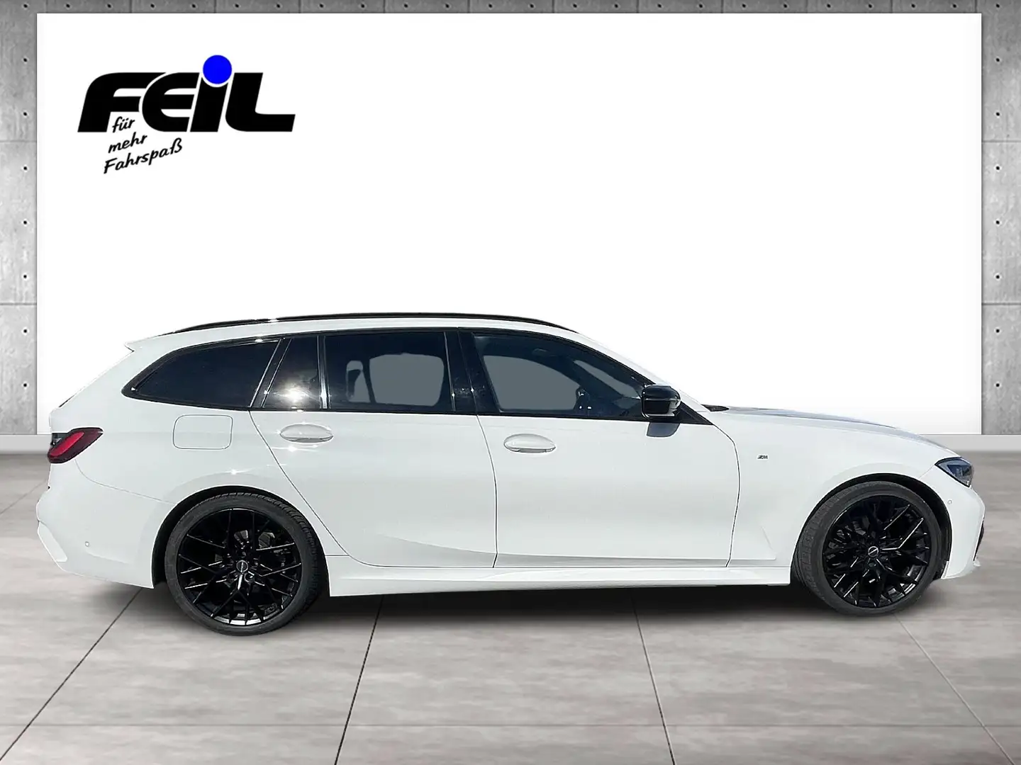 BMW 320 i M Sport HiFi DAB WLAN Pano.Dach RFK Shz Weiß - 2