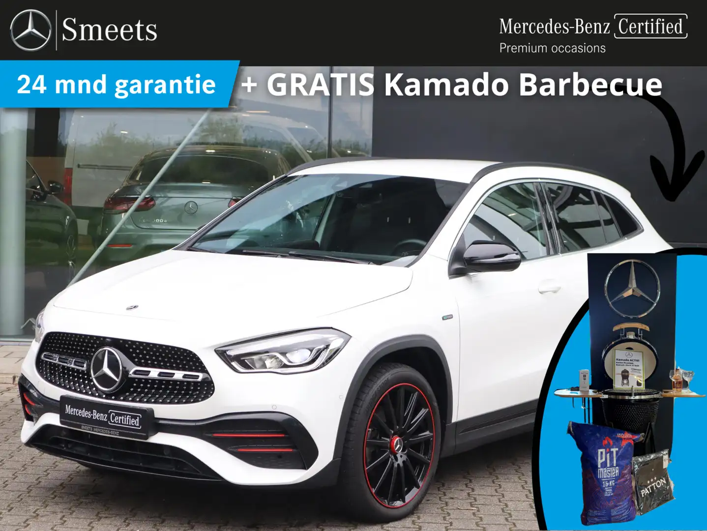 Mercedes-Benz GLA 250 e AMG Line Edition | Multispaak | Dodehoekassisten Blanc - 1