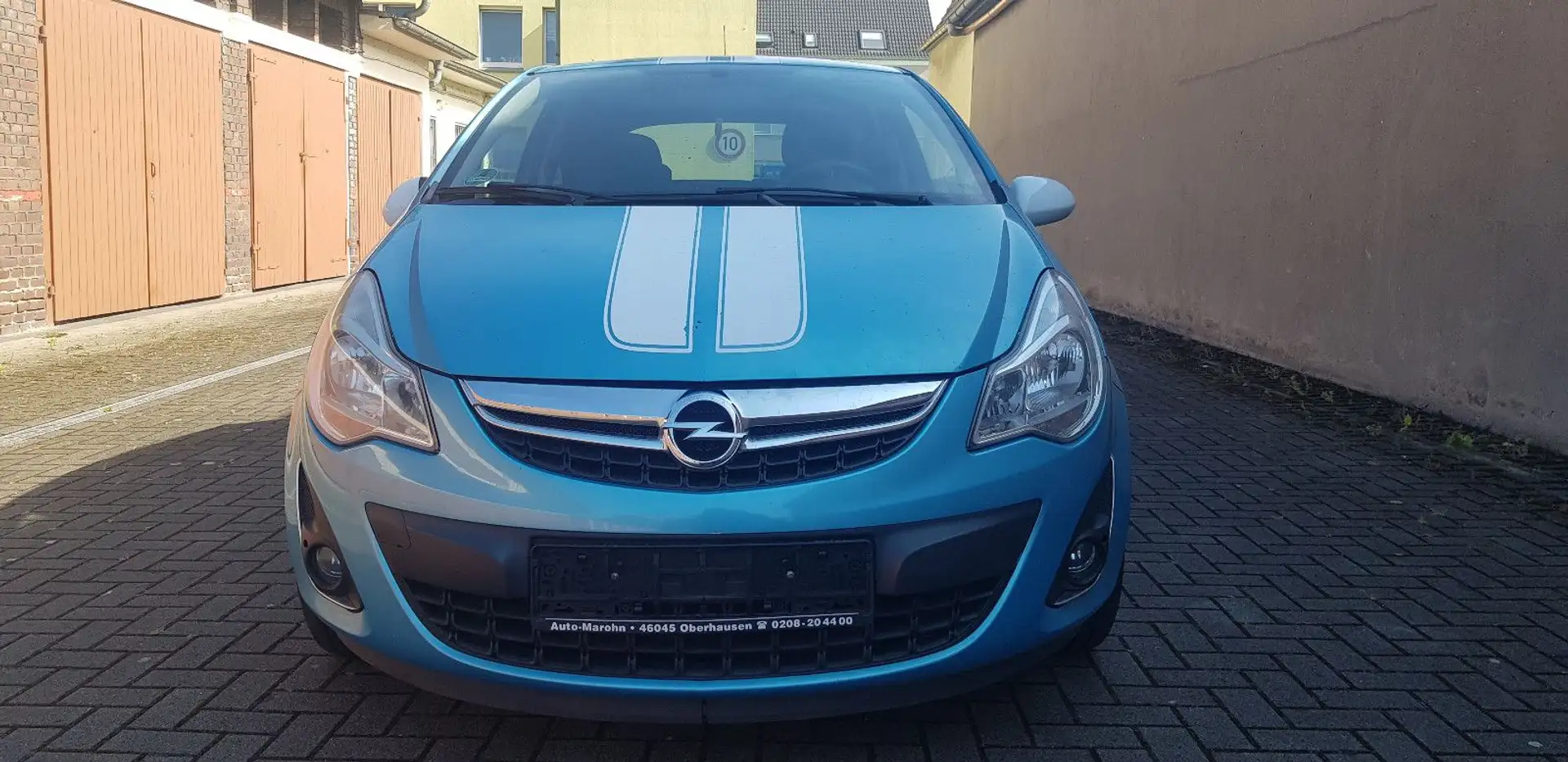 Opel Corsa D Alu 215/45 R 17 Steuerkette Insp. neu Blau - 1