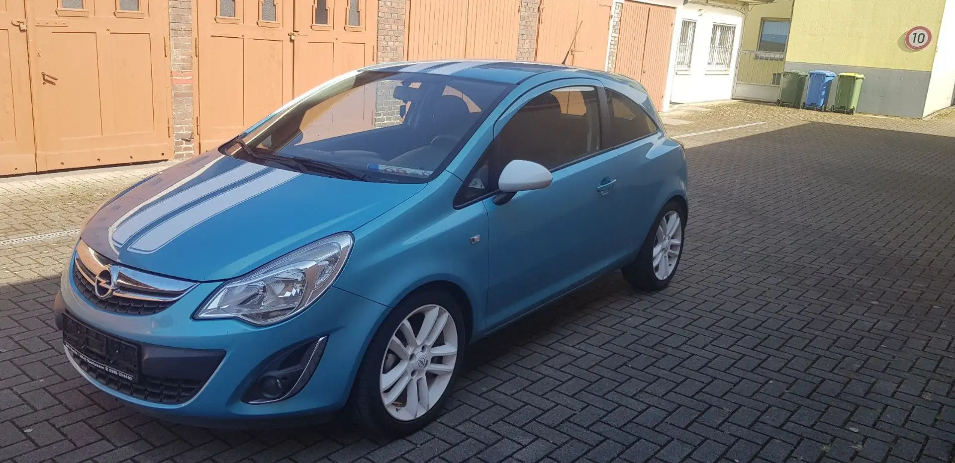 Opel Corsa D Alu 215/45 R 17 Steuerkette Insp. neu Blau - 2