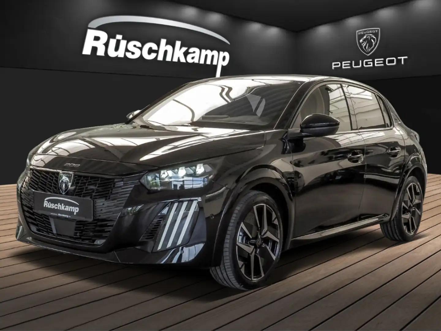 Peugeot 208 Hybrid 1.2 EU6e GT HYBRID 145 e-DSC6 Schwarz - 1