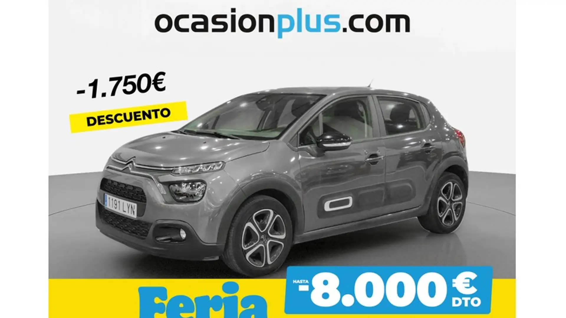Citroen C3 1.2 PureTech S&S Feel 83 Gris - 1
