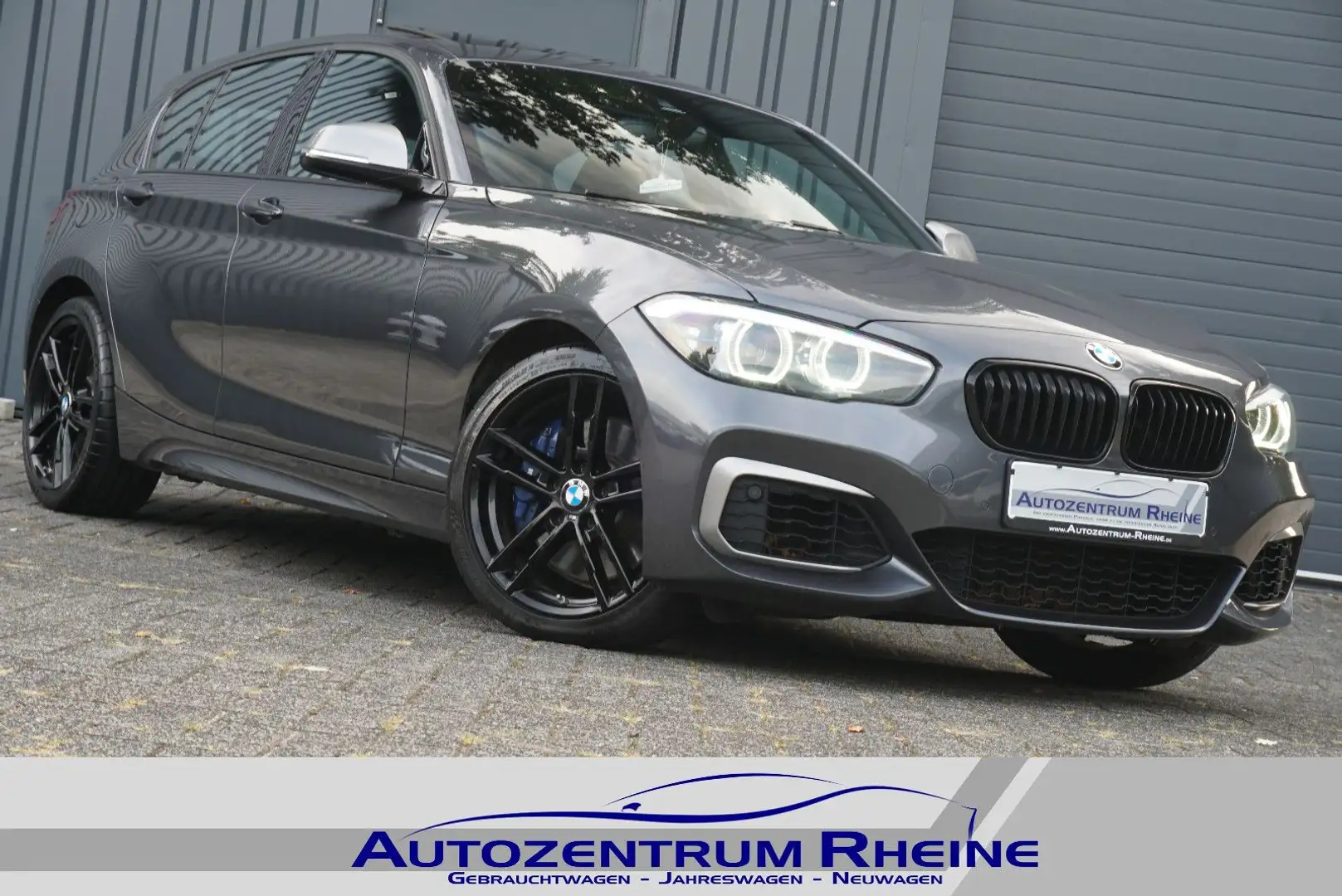 BMW 140 M140 i xD 2.Hd LED H/K SHZ Scheckheft NAV Leder Grau - 1