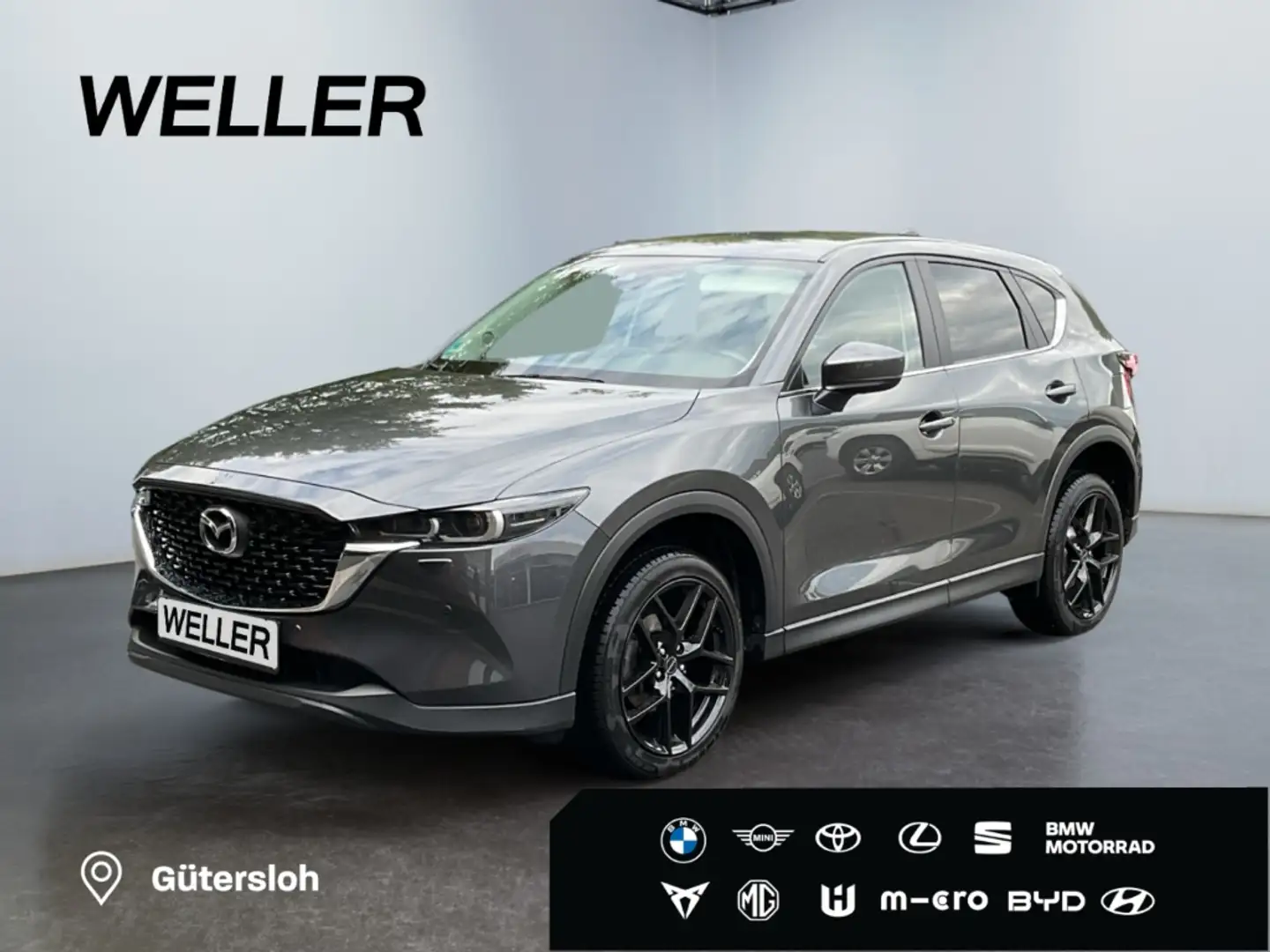 Mazda CX-5 SKYACTIV-G 165 AWD Sports-Line *Matrix*360°* Grau - 1