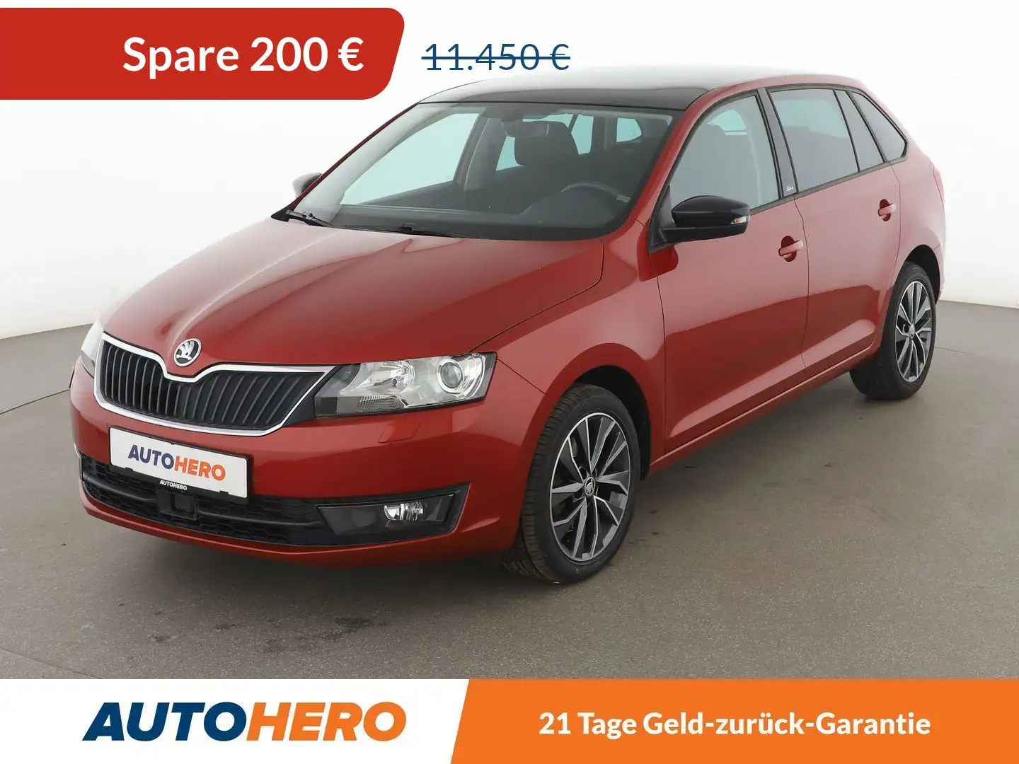 Skoda Rapid/Spaceback 1.2 TSI Edition *NAVI*XENON*TEMPO*PDC*SHZ* Червоний - 1