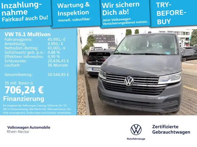 Volkswagen T6.1 Multivan 2.0 TDI Comfotline AHK Kamera LED