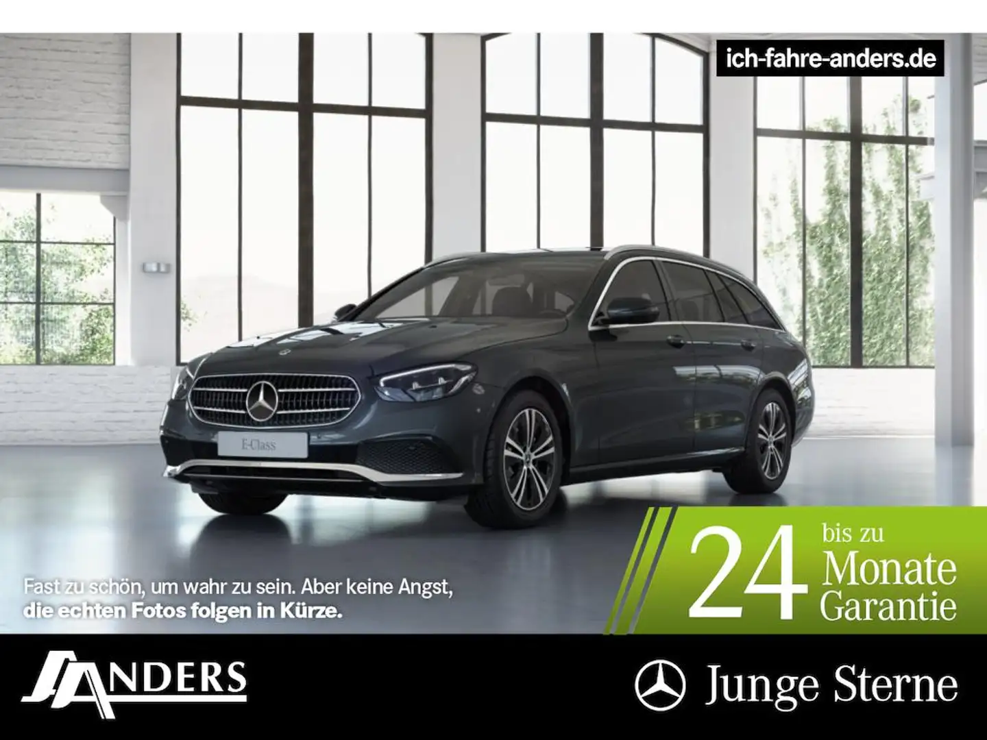 Mercedes-Benz E 220 d T Avantgarde+MBUX+SHZ+LED+Kam+AHK+EASY-P Grau - 1