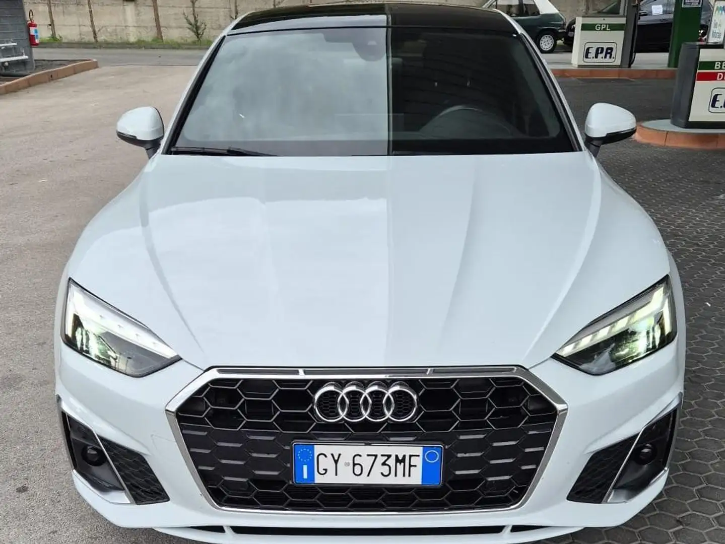 Audi A5 A5 II 2021 Sportback 40 2.0 tdi ev S line Bianco - 1