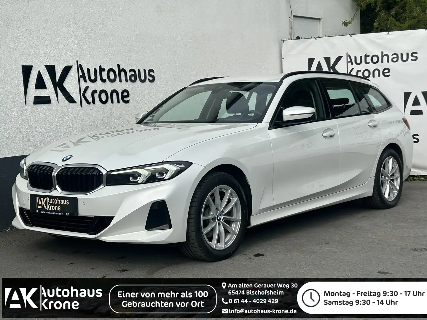 BMW 320 d Mild Hybrid xDrive FACELIFT*CURVED*AHK* Wit - 1