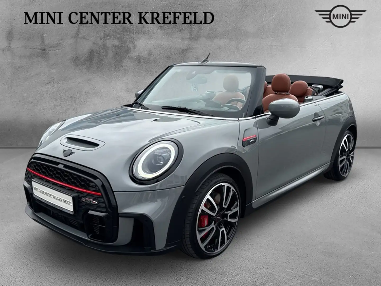 MINI John Cooper Works Cabrio AUTOMATIK JCW TRIM NAVI HuD ACC KAMERA Gris - 1
