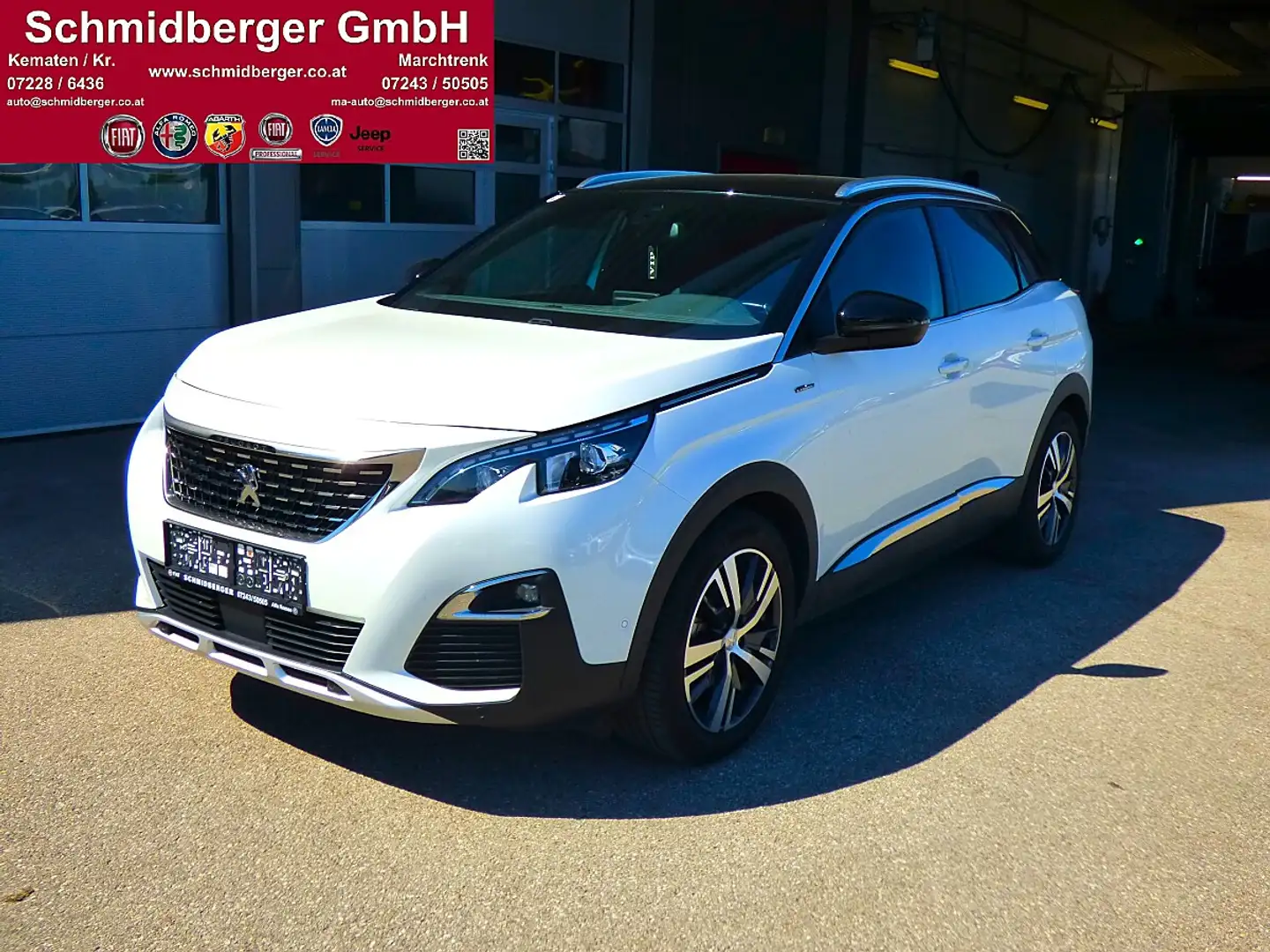 Peugeot 3008 1,5 BlueHDi 130 S&S EAT8 GT Line Aut. Weiß - 1