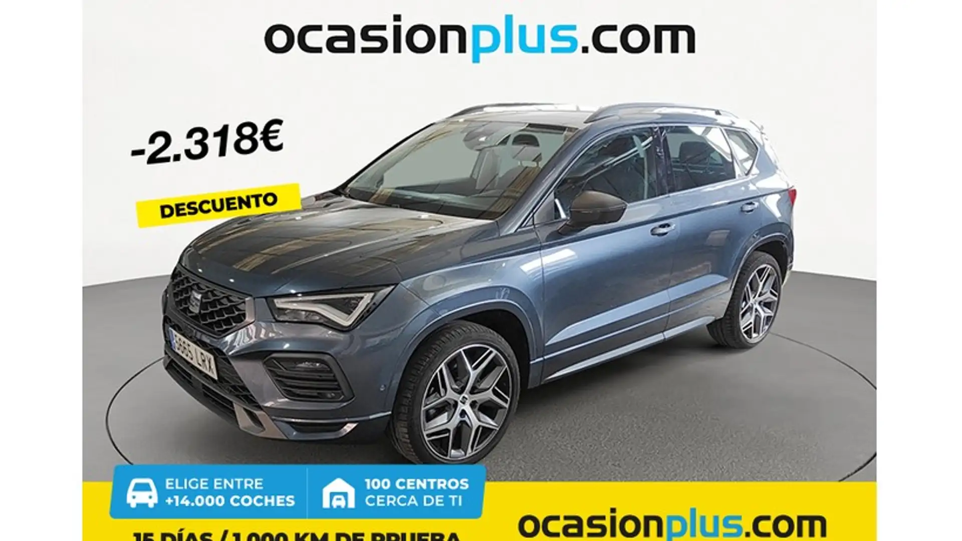 SEAT Ateca 1.5 EcoTSI S&S FR Go DSG Gris - 1