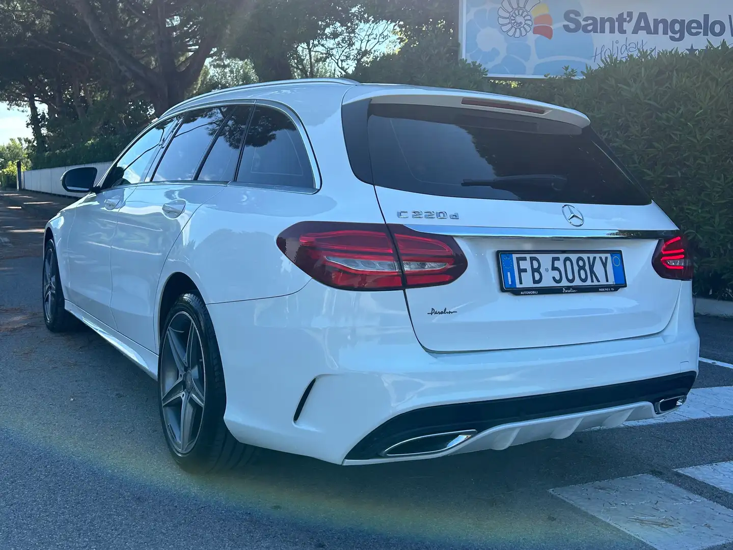 Mercedes-Benz C 220 Premium station wagon Blanc - 1