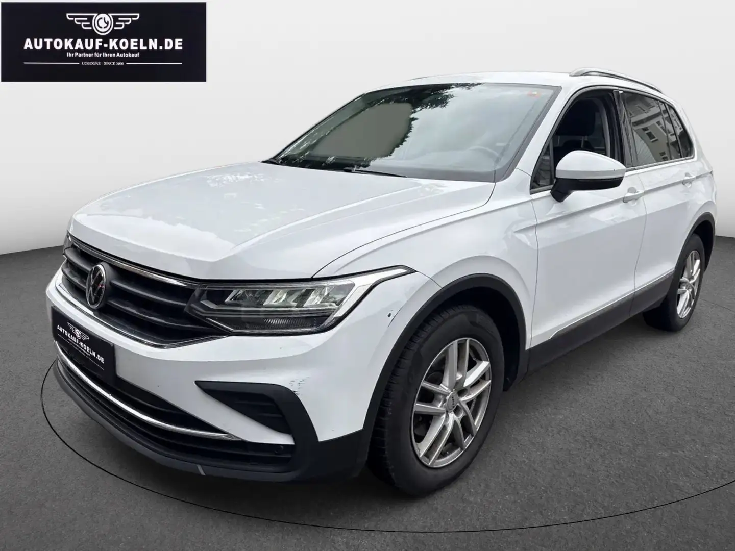 Volkswagen Tiguan 2,0 TDi Life/Automatik/Navi/Klima/1.Hand Blanc - 1
