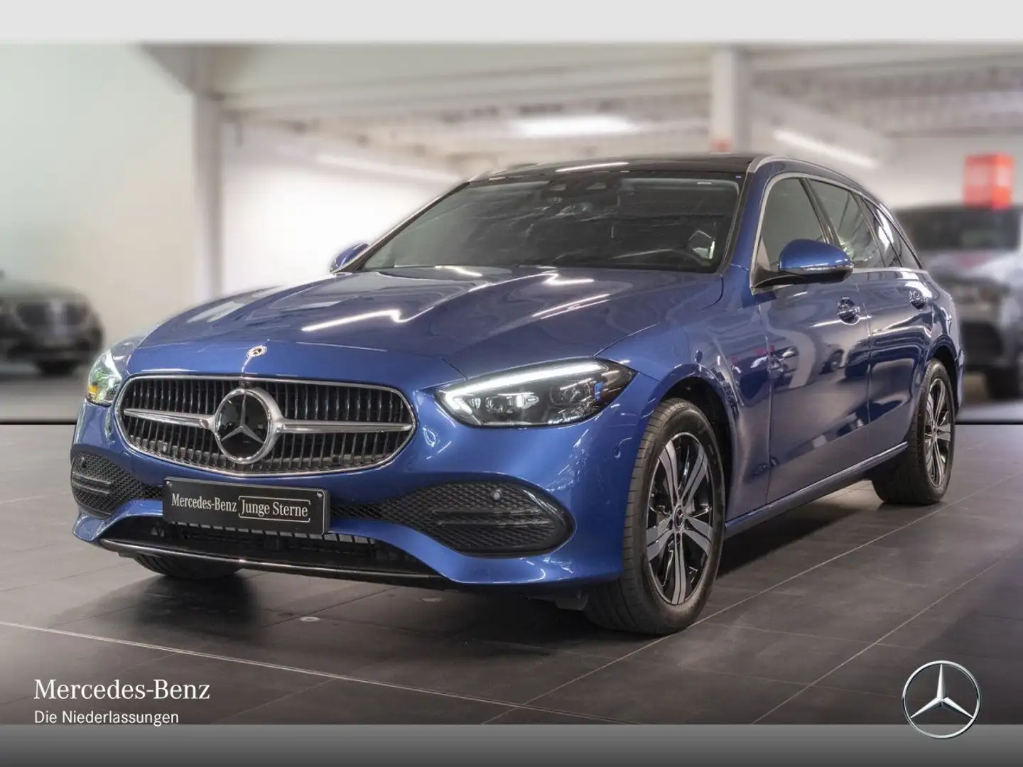 Mercedes-Benz C 300 e T AVANTG+PANO+360+SITZKLIMA+KEYLESS+9G Blau - 2