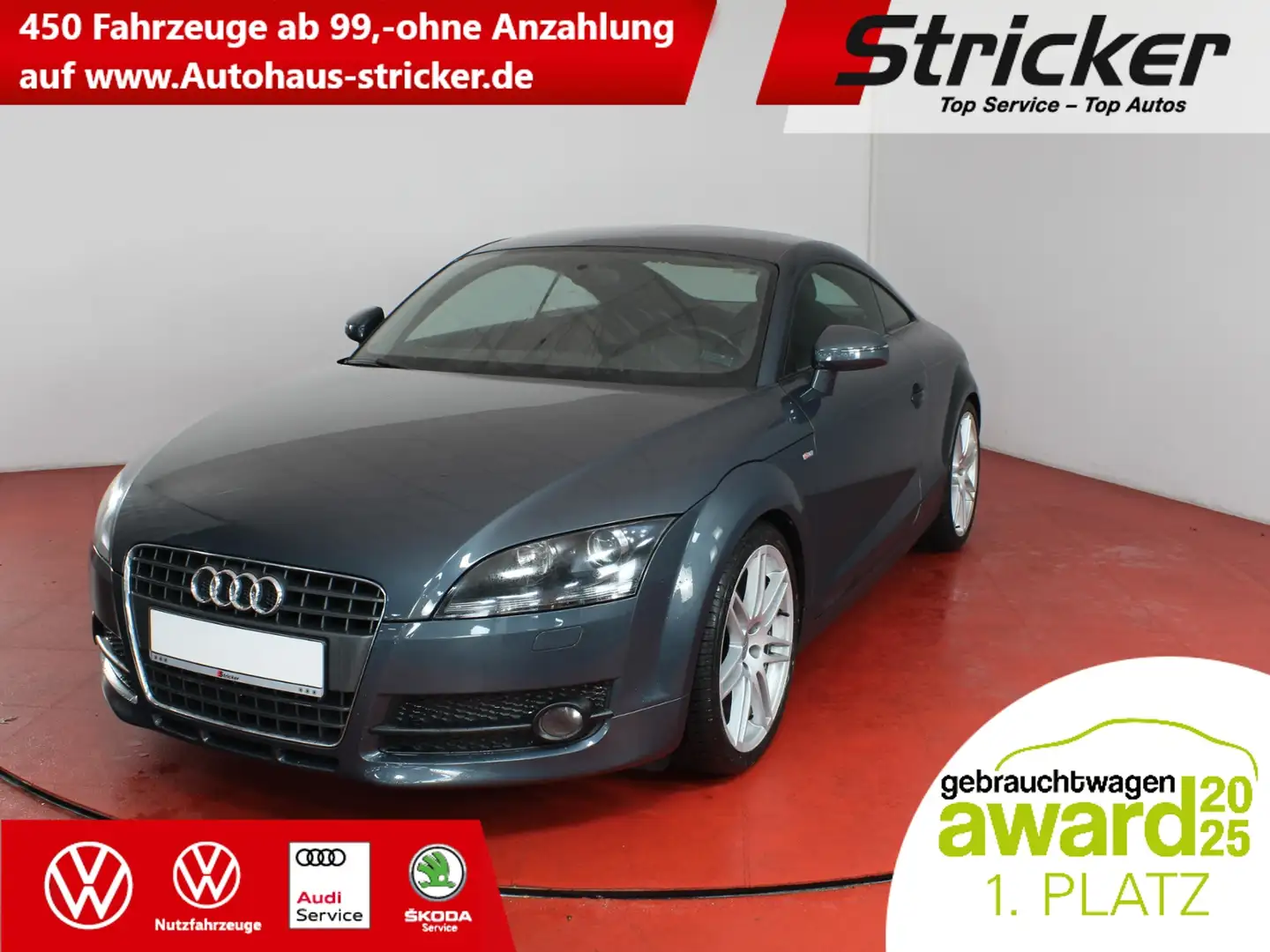 Audi TT Coupe 1.8TFSI TÜV bis 10.2027 Radio Sitzheizung Gris - 1