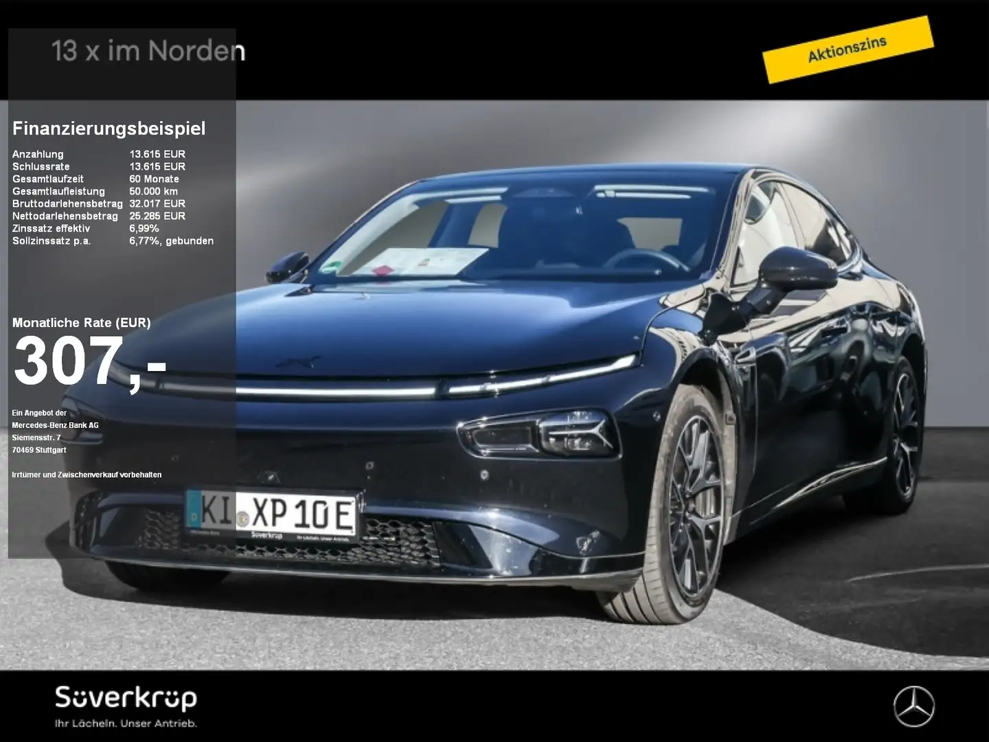 Xpeng P7 AWD Performance 360 DISTR KAMERA PANO SPUR Schwarz - 1