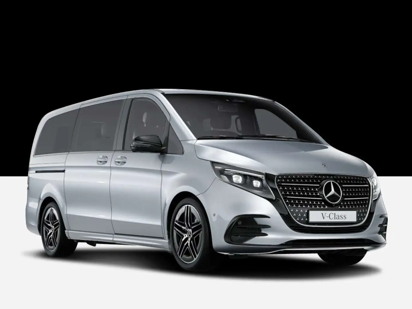 Mercedes-Benz V 300 V 300 d AVANTGARDE Lang  AMG Line/Basic/Navi/Klima Argent - 1