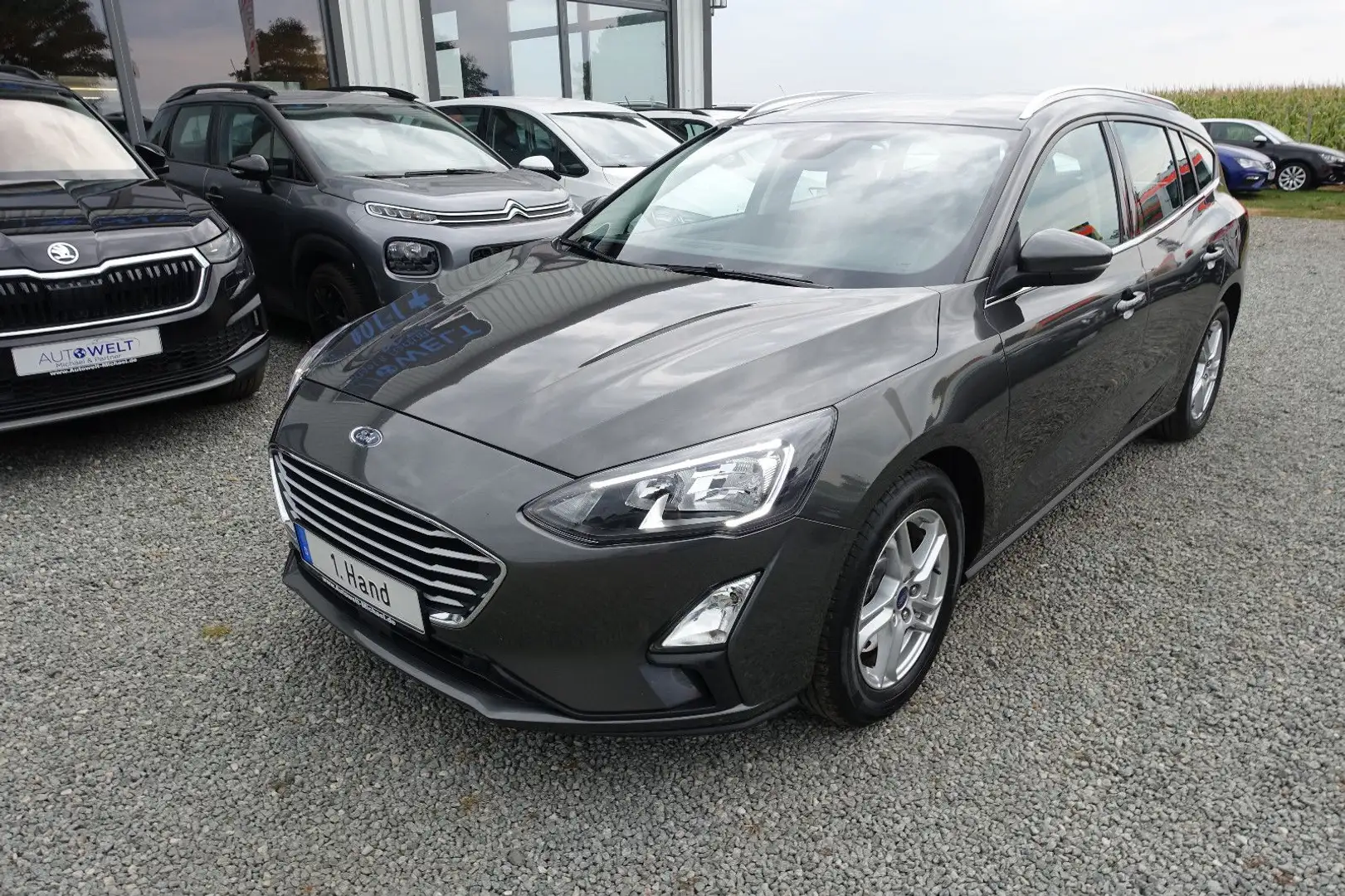 Ford Focus 1.0 125 PS KLIMA KAM LED APP NAV TÜV NEU Grau - 2