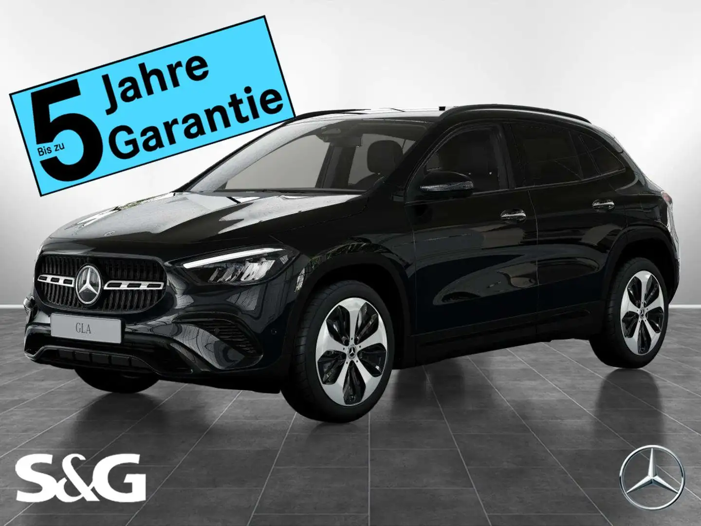 Mercedes-Benz GLA 180 Progressive 360°+LED+AHK+Night+Distronic Czarny - 1
