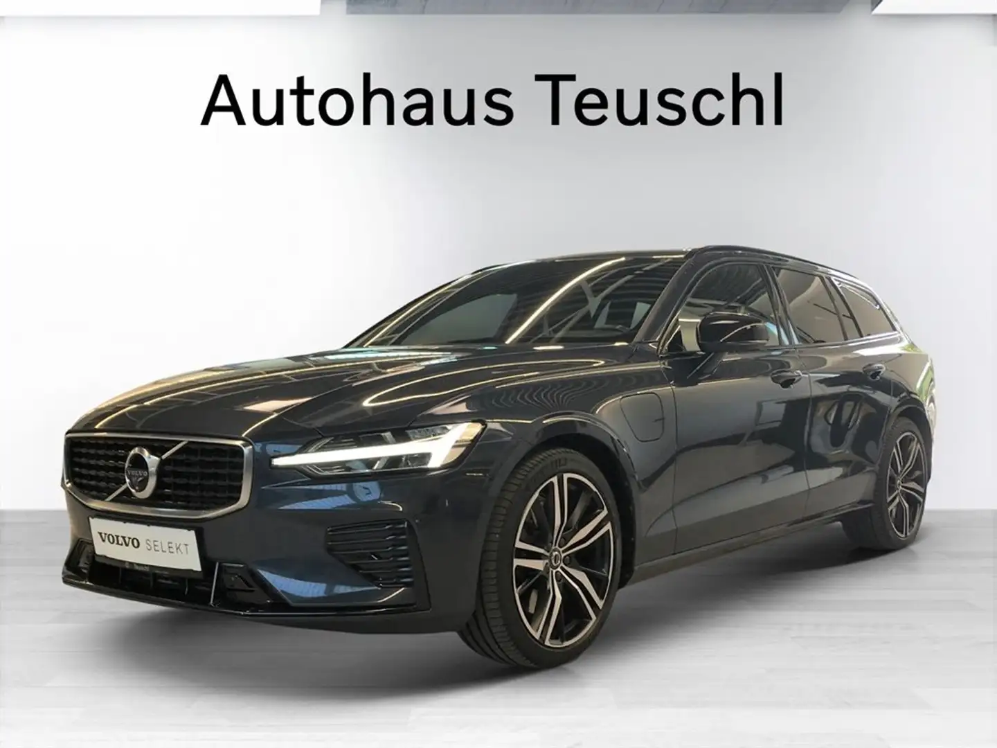 Volvo V60 T8 Twin Engine R-Design Bleu - 1