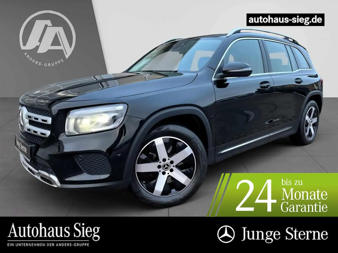 Mercedes-Benz GLB 220 d 4M Progressive+MBUX+SHZ+LED+Kamera+AHK Schwarz - 1