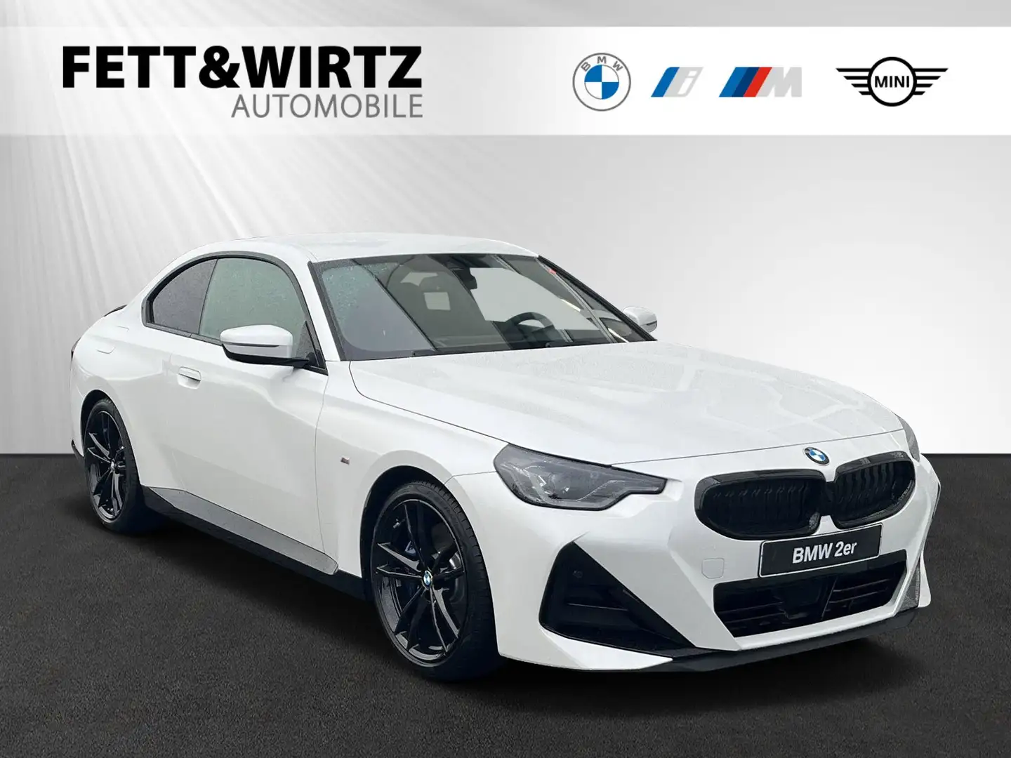 BMW 218 i Coupe M Sport Pro|LCProf.|HUD|HiFi|PDC Weiß - 1
