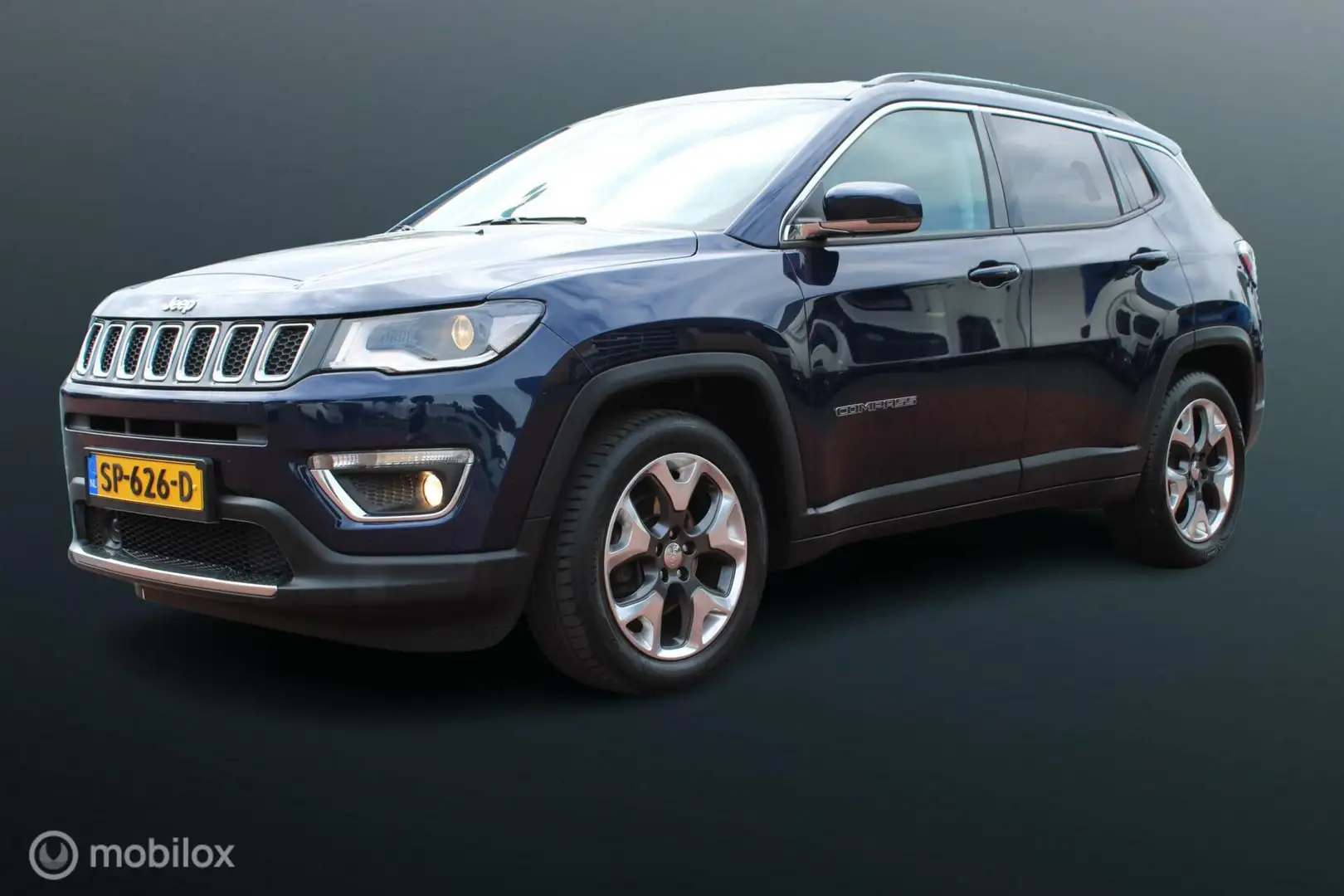 Jeep Compass 1.4 MultiAir Opening Edition Plus, Leder, stoel-st Blauw - 1