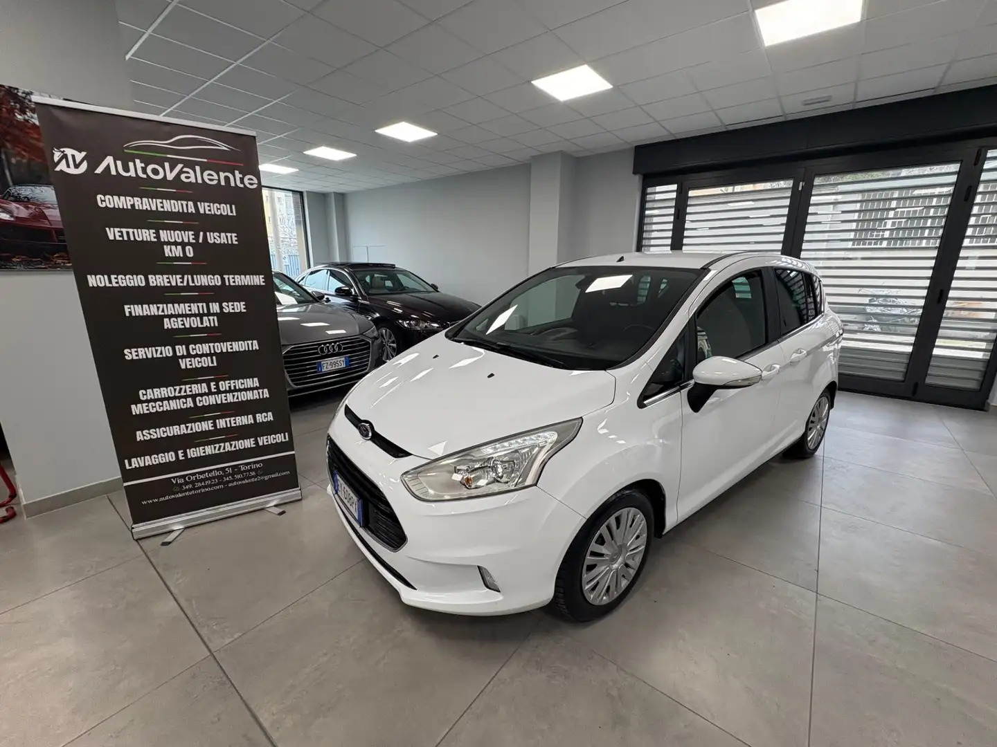 Ford B-Max 1.4 90 CV GPL Titanium Weiß - 1