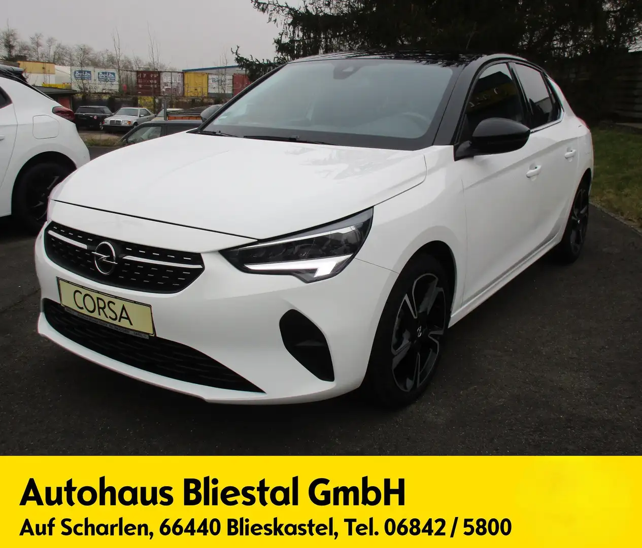 Opel Corsa Elegance 1.2 Weiß - 1