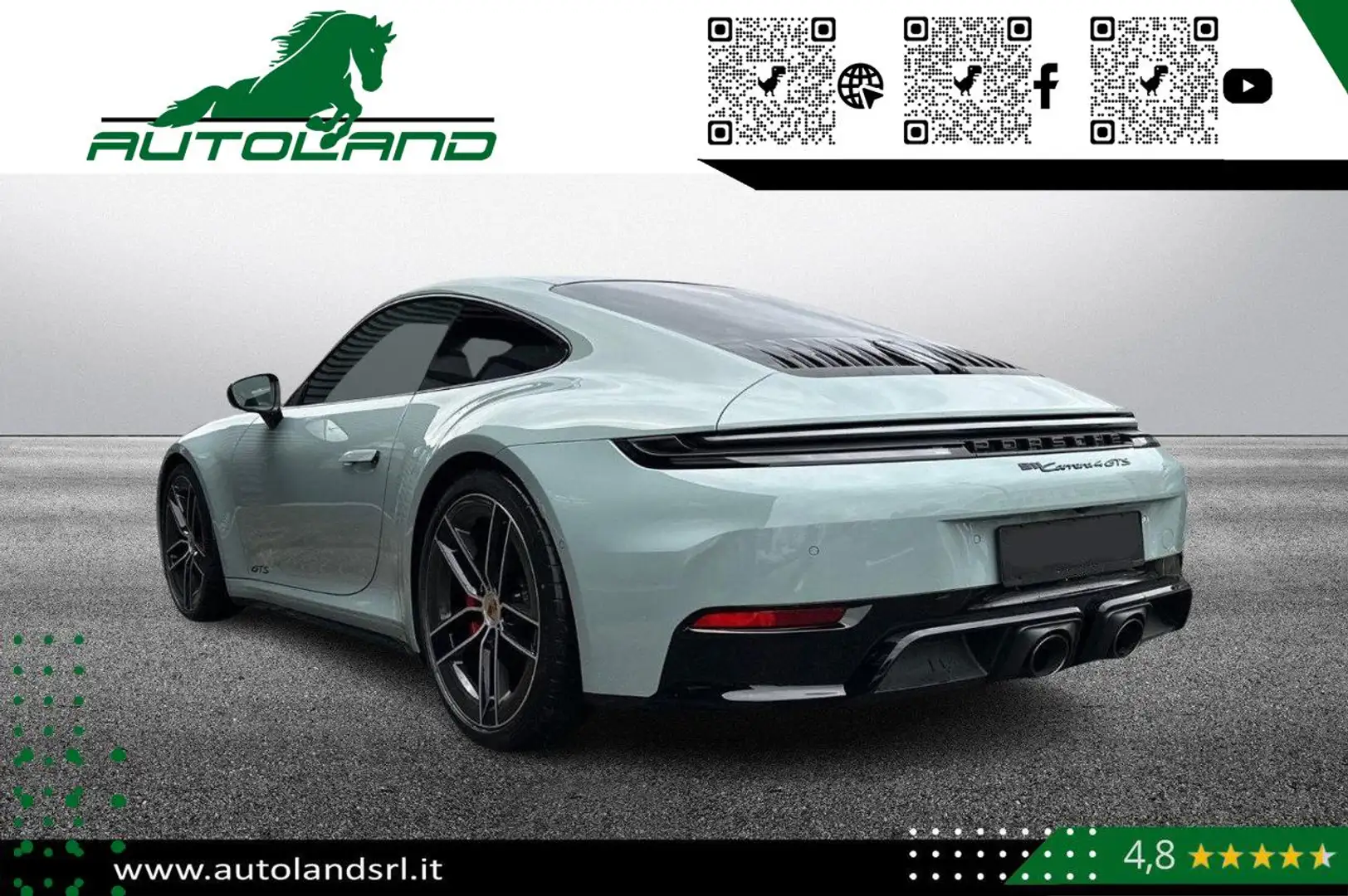 Porsche 992 Carrera 4 GTS 992.2 *Alcantara-LED Matrix-Finanz* Verde - 2