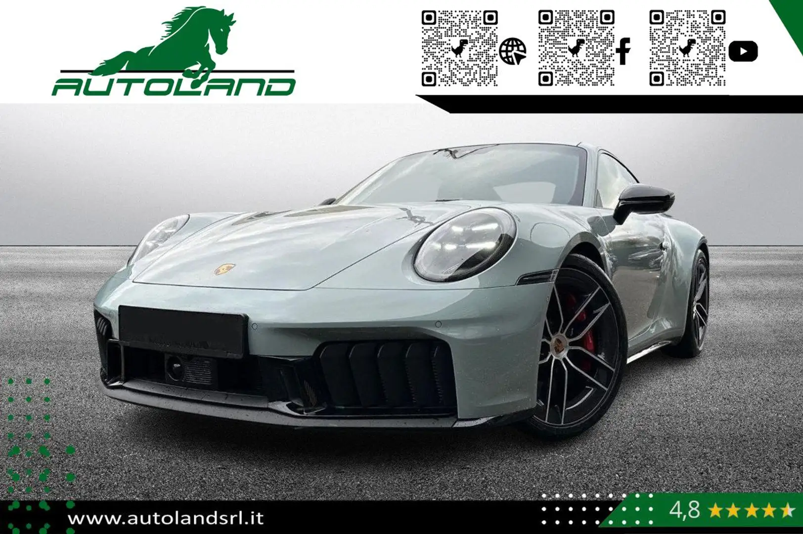 Porsche 992 Carrera 4 GTS 992.2 *Alcantara-LED Matrix-Finanz* Verde - 1