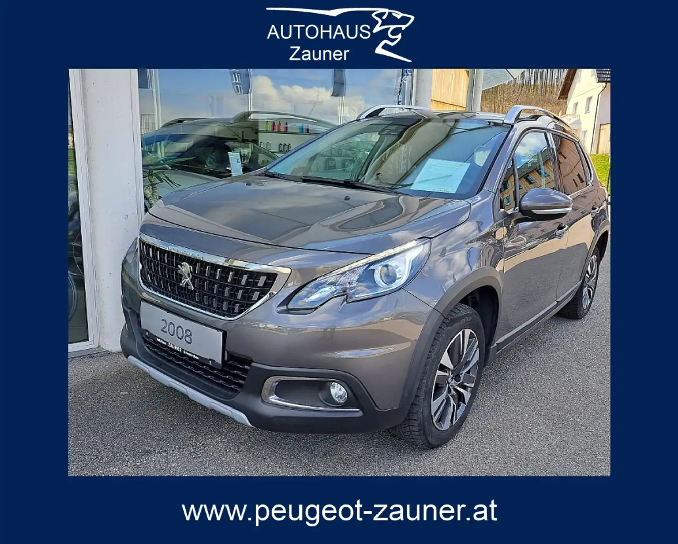 Peugeot 2008 1,2 PureTech 110 S&S Allure Gris - 1