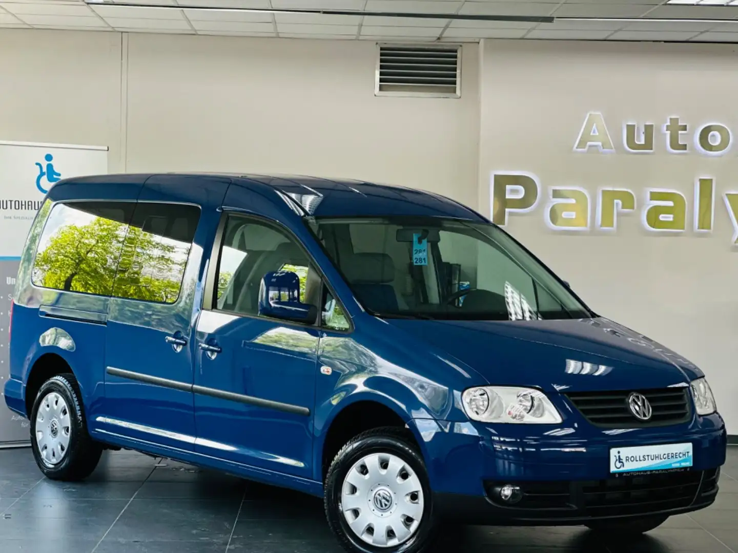 Volkswagen Caddy Maxi Life 1.6 Behindertengerecht-Rampe Azul - 2