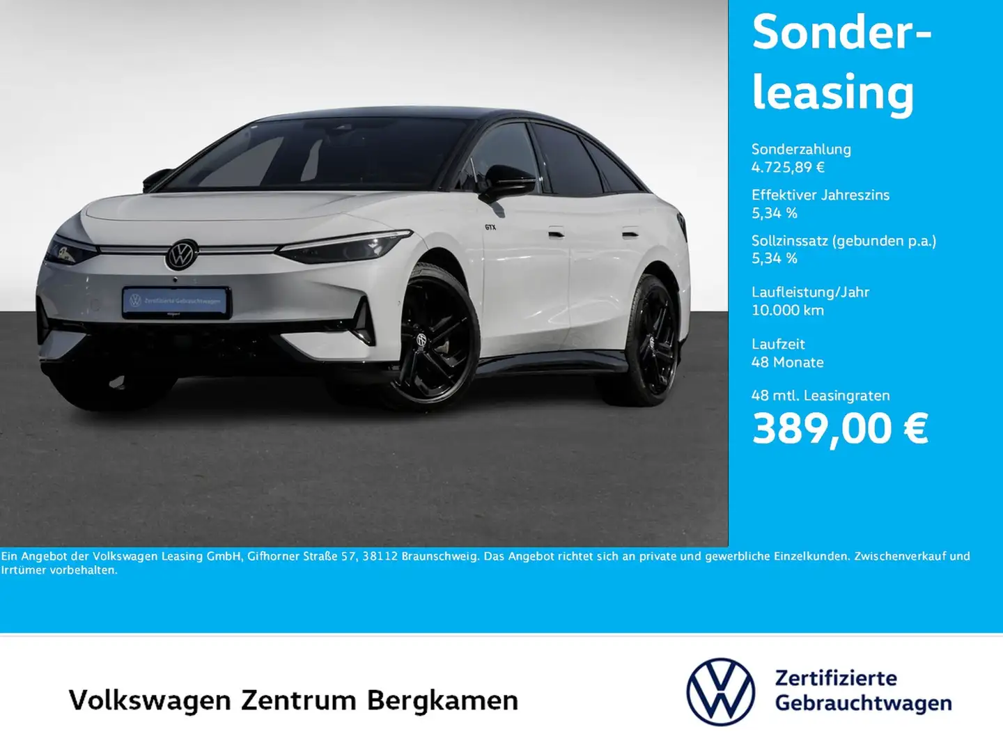 Volkswagen ID.7 GTX 4X4 WÄRMEPUMPE AHK CAM HEADUP ALU20 ACC Blanc - 1