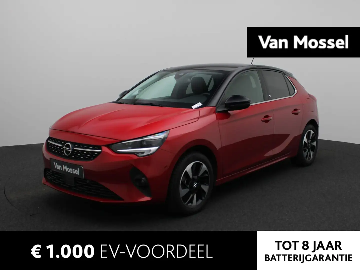 Opel Corsa-e Elegance 50 kWh | ECC | Navi | LMV | PDC | LED | Rood - 1