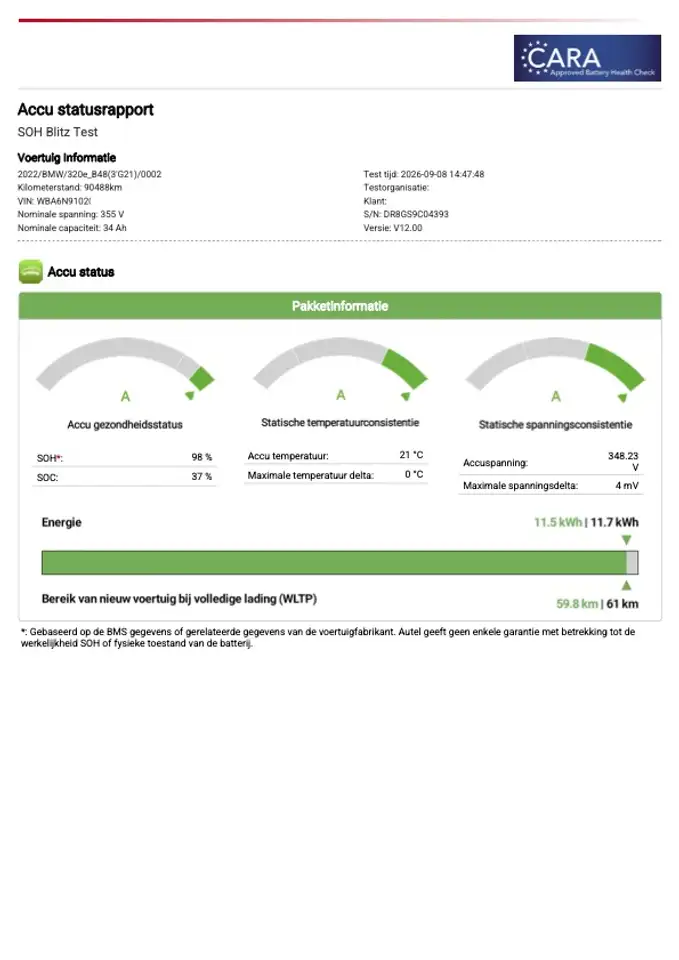 BMW 320 eA PHEV Garantie 98% SOH Plug in Hybride Benzine Automaat EURO 6d, миниатюра 4