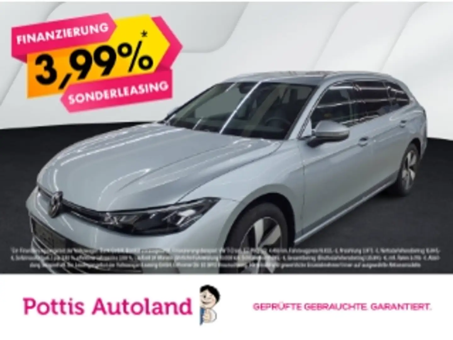 Volkswagen Passat Variant 1.5 eTSI DSG BUSINESS NAVI AHK KAMERA PDC Silber - 1