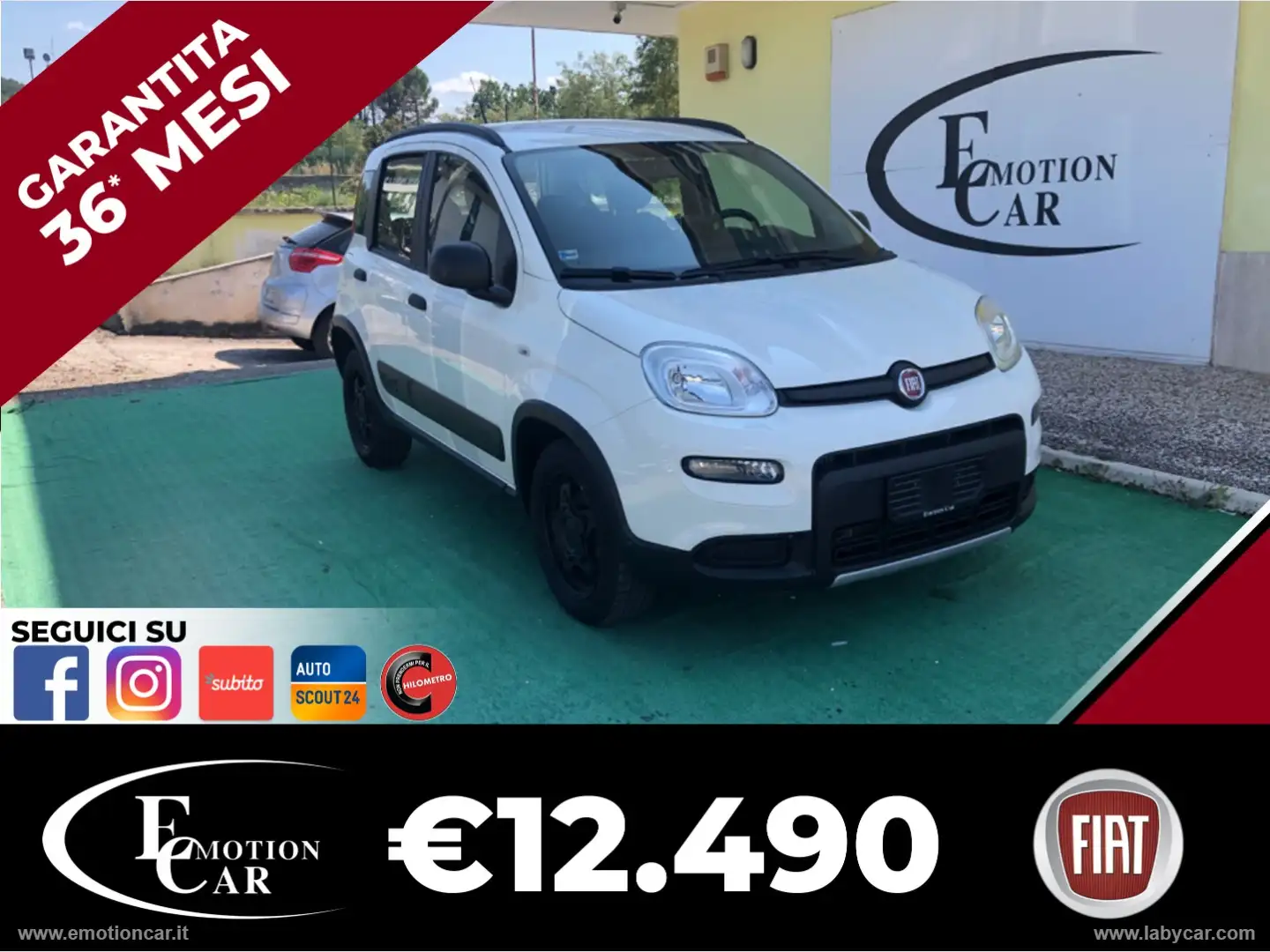 Fiat Panda 1.3 MJT 95 CV S&S 4x4 ELD - 2017 Blanco - 1