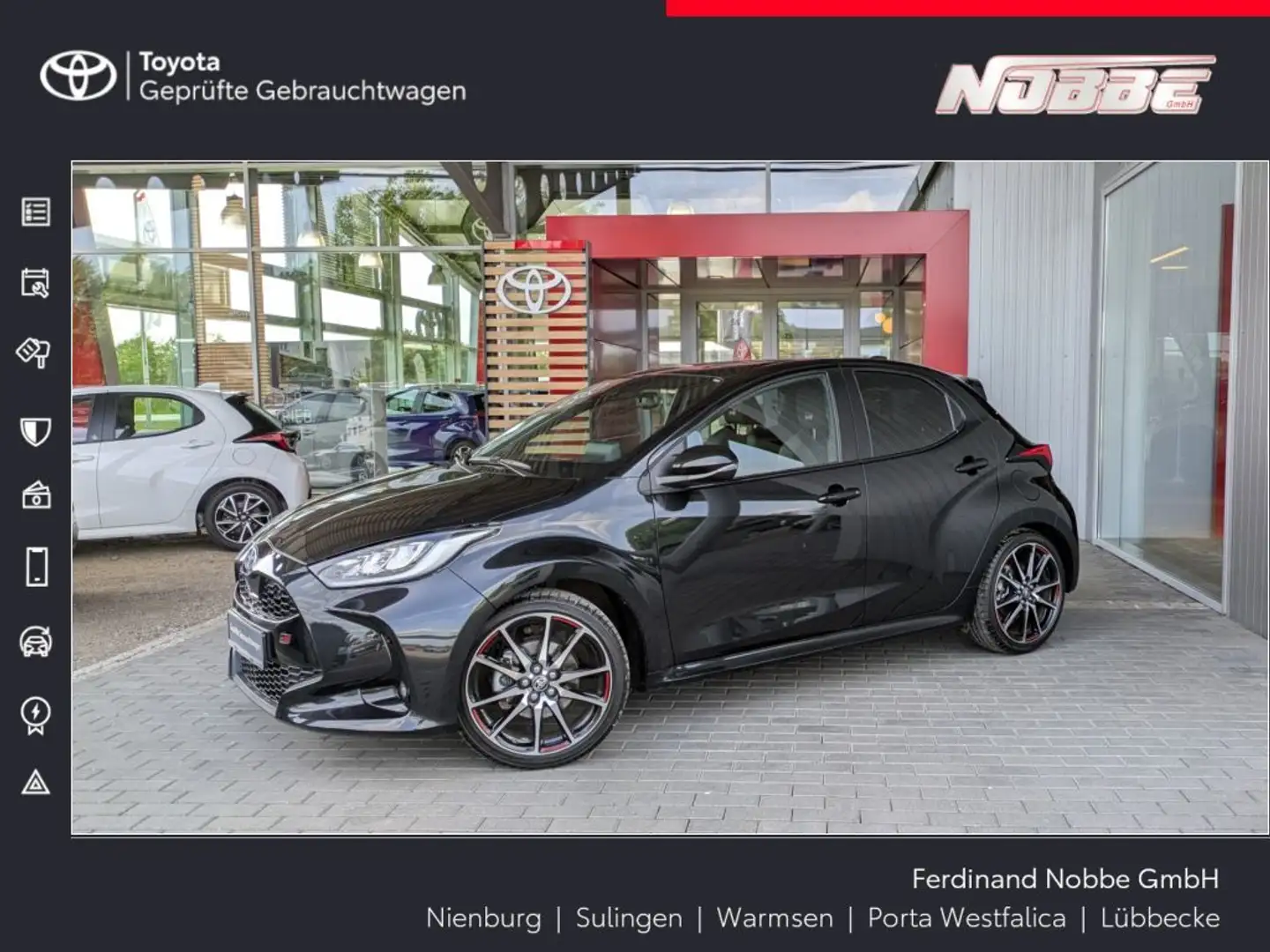 Toyota Yaris Hybrid 1.5 VVT-i GR SPORT Чорний - 1