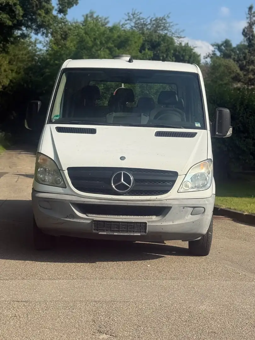 Mercedes-Benz Sprinter Pritsche/DoKa 210 CDI 7 SITZER 63500km Weiß - 2