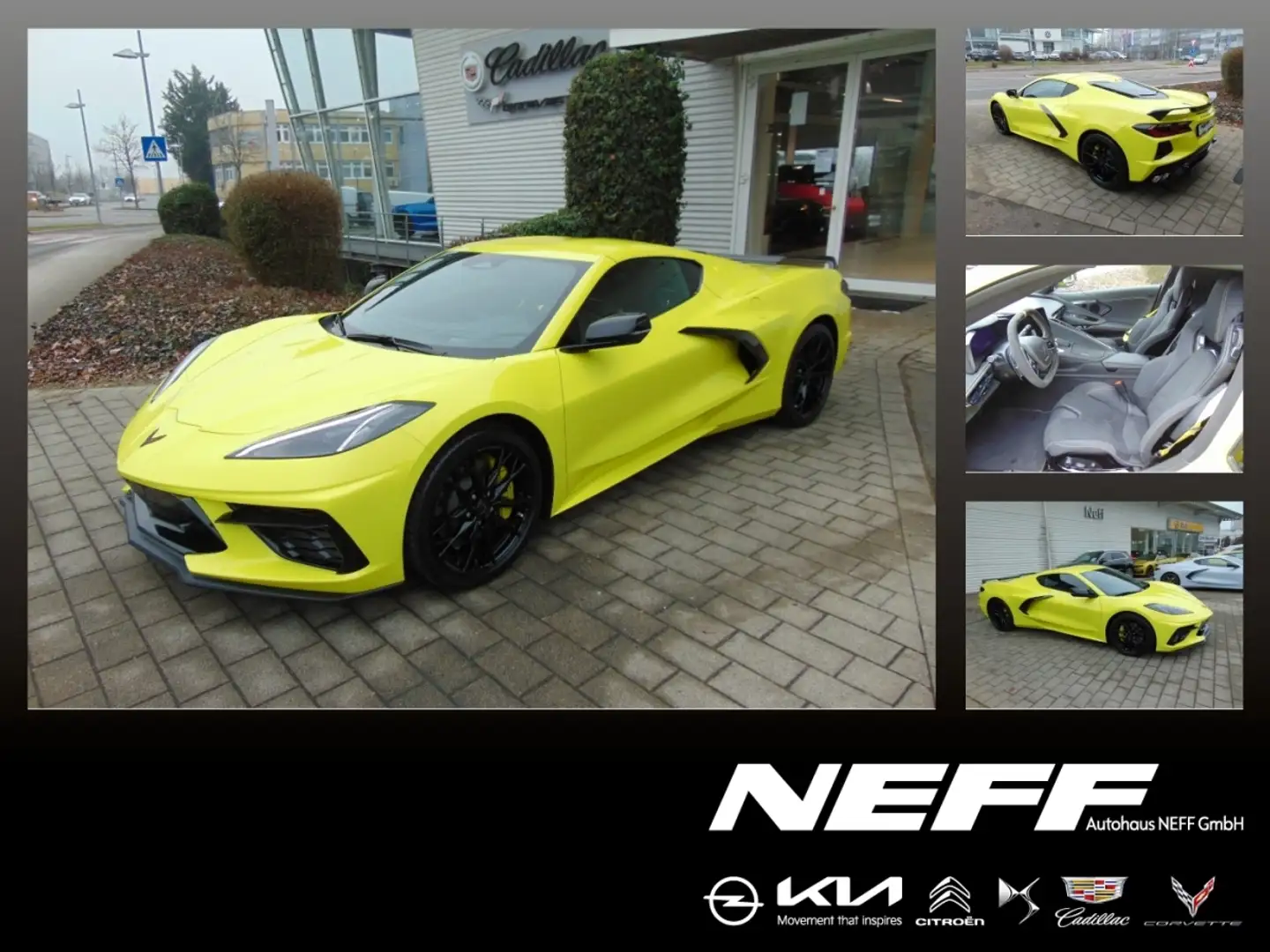 Corvette C8 6,2 V8 3LT Europamodell Lift Magnetic Ride Жовтий - 1
