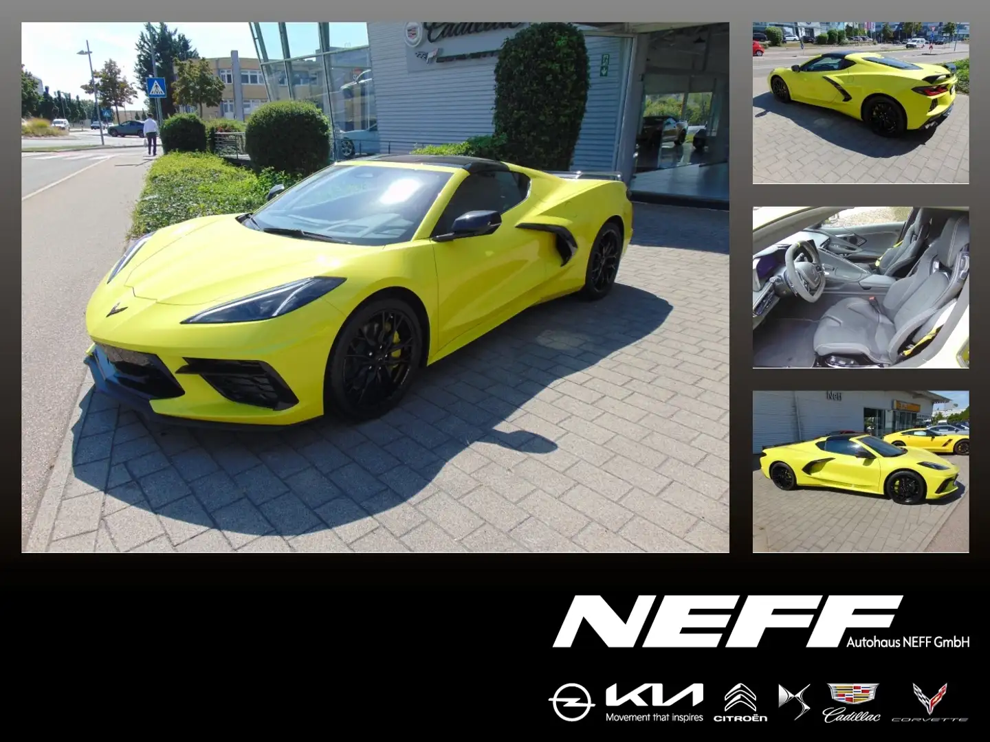 Corvette C8 6,2 V8 3LT Europamodell Lift Magnetic Ride Gelb - 1