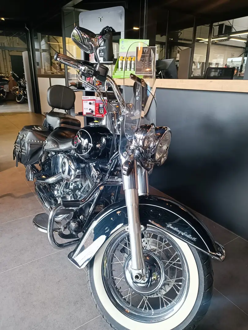 Harley-Davidson Heritage Softail Zwart - 2